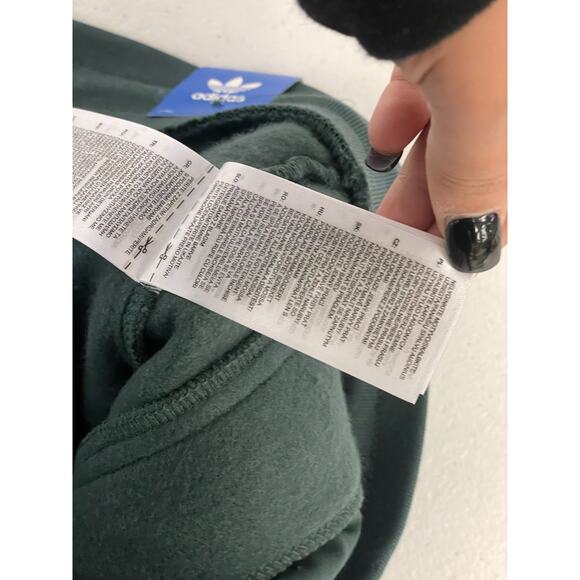 Adidas Adicolor Essentials Fleece Trefoil Pants Slim Fit Men's Sz XL Green NWT - Picture 15 of 16